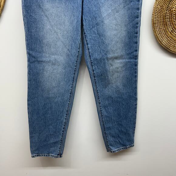 Old Navy High Rise OG Straight Leg Jeans 6 Blue Denim - Picture 4 of 5